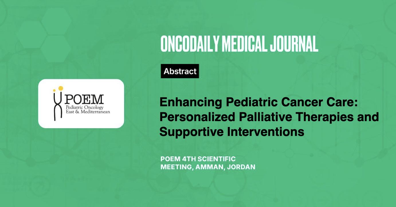 Pedss Enhancing Pediatric Cancer Care: Personalized Palliative Therapies and ...