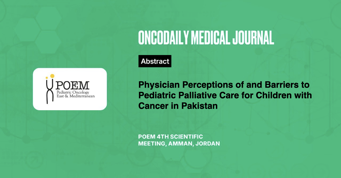 Physician Perceptions of and Barriers to Pediatric Palliative Care for ...